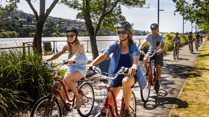 launceston river cycling tour with lunch