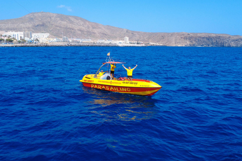 Tenerife: The Highest Parasailing Experience in Tenerife Tenerife: Parasailing Experience from Los Cristianos