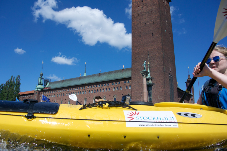 Stockholm : Aventure autoguidée en kayakKayak simple : 2 heures