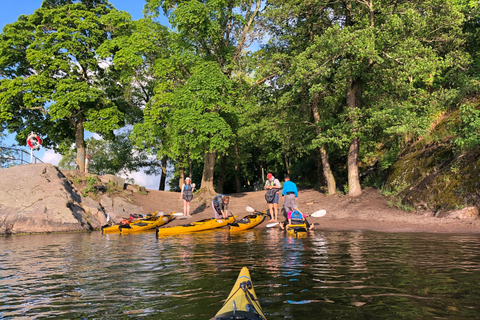 Stockholm : Aventure autoguidée en kayakKayak simple : 2 heures