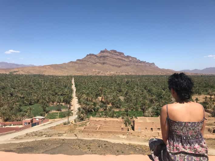 Excursion d'une journée au départ de Ouarzazate vers la vallée du Drâa et les dunes de Tinfou - dromadaire