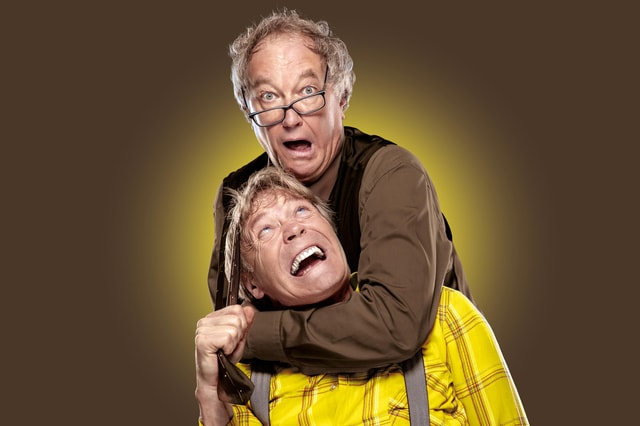 Comedy Dresden: Ticket for the comedy "Zwei Genies am Rande des Wahnsinns"