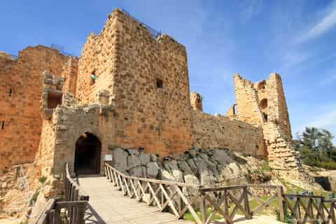From Amman: Aljoun Day Trip and Lunch with Local Family
