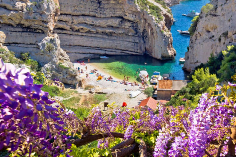 Split: Blue Cave, Green Cave & 5 Islands Boat Adventure Tour Split: Blue, Green Cave, 5 islands, Blue Lagoon, lunch - req