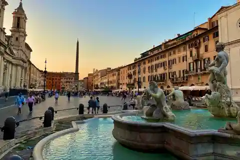 Visite privée de la place Navona avec les souterrains