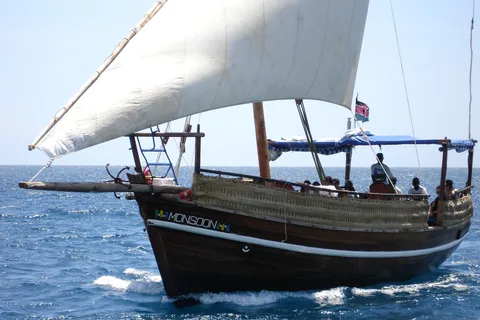 Diani Beach: Kisite Marine Park Dhow & snorkelen met lunch