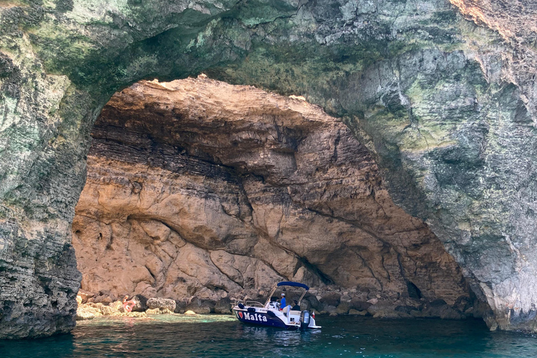 Privécharter van een hele dag rond Comino, Gozo &amp; Malta