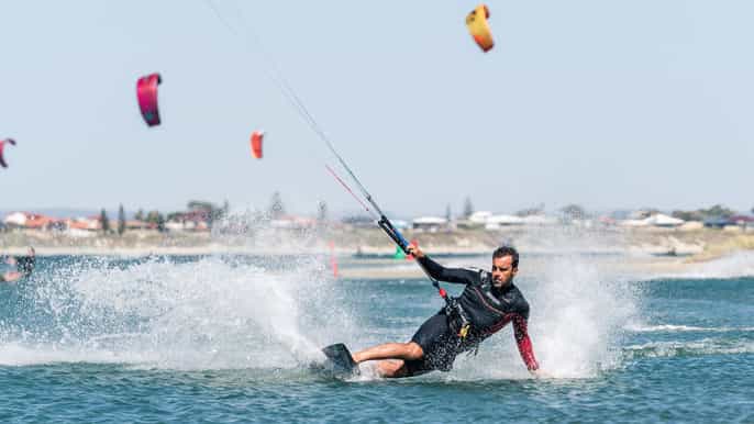 shoalwater kiteboarding lesson