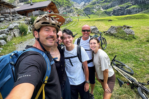 Griesalp Dolina alpejska wpisana na listę UNESCO Wycieczka rowerem elektrycznym z InterlakenWycieczka rowerowa elektrycznym rowerem z Interlaken do alpejskiej doliny Griesalp wpis