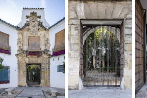 Córdoba: entrada al palacio de Viana