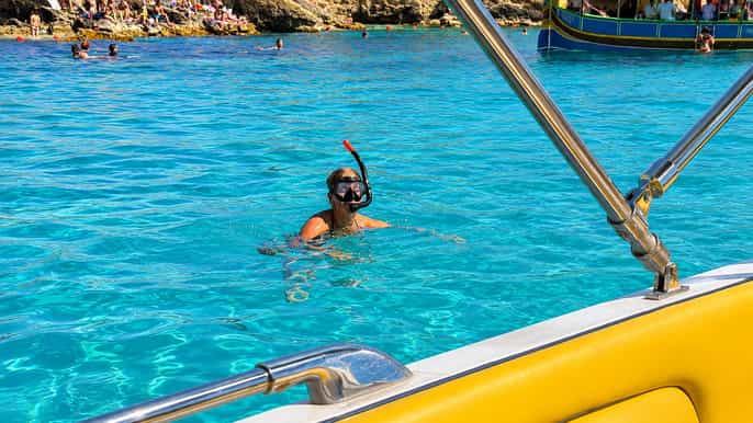 Comino Speedboat Tour: Blue Lagoon, Crystal Lagoon & Caves