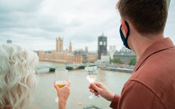 Das London Eye: VIP Happy Half Hour