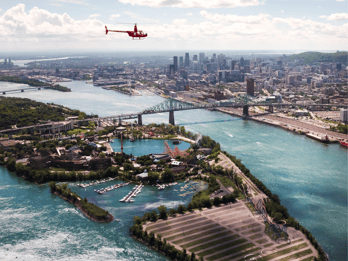Montreal: 20- oder 30-minütiger Helikopter-Rundflug Montreal: 20- oder 30-minütiger Helikopter-Rundflug