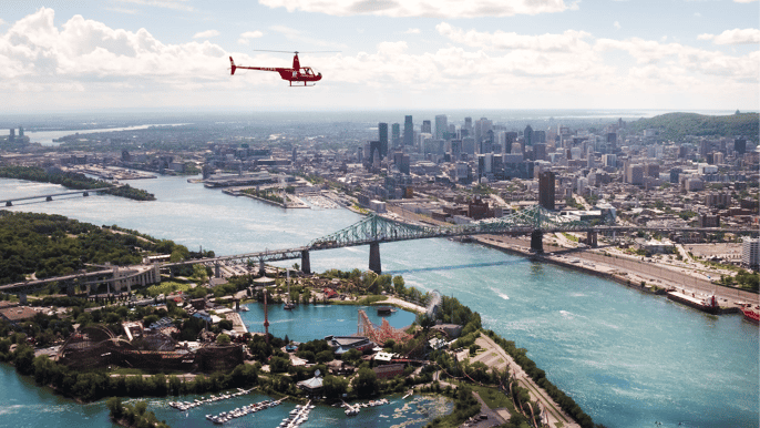 montreal 20 or 30minute helicopter tour