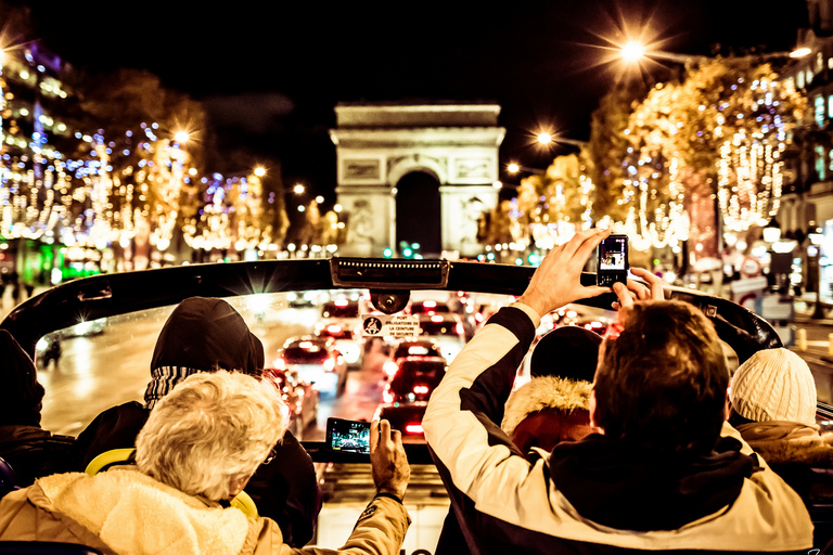 Paris: Tootbus Open-Top Christmas Bus Tour