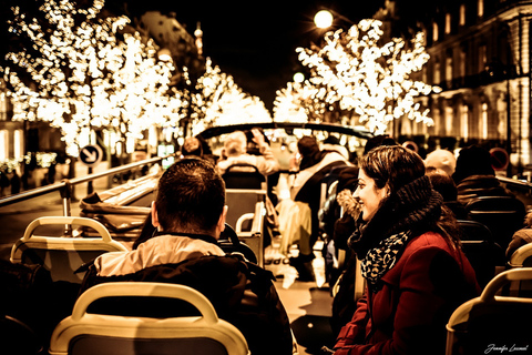 Paris : Visite en bus de Noël à toit ouvert TootbusParis : visite de Noël en bus à toit ouvert Tootbus