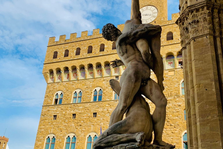 Florence : visite en petit groupe en vélo électrique avec la place MichelangeloFlorence en vélo électrique