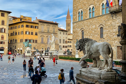 Florence : visite en petit groupe en vélo électrique avec la place MichelangeloFlorence en vélo électrique