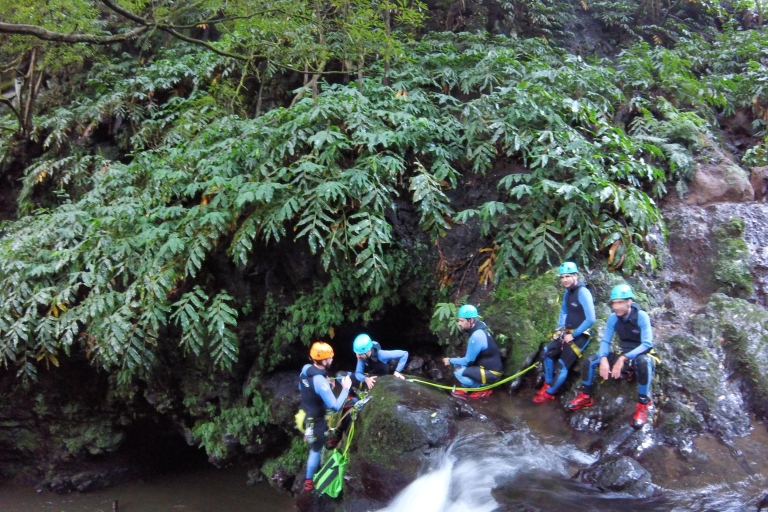 Sao Miguel: Ribeira dos Caldeiroes Canyoning Experience Tour without Pickup from Ponta Delgada