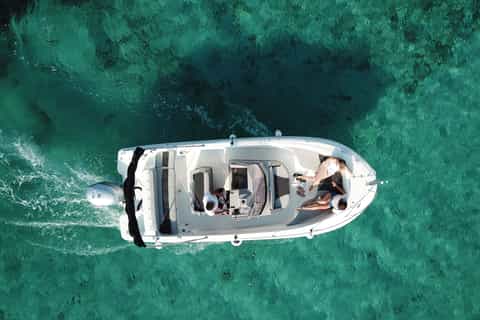 From Trogir: Speedboat Tour to Blue Lagoon Bay and 3 Islands