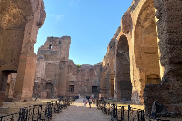Rome: visite express en petit groupe ou privée des thermes de CaracallaVisite en petit groupe en français