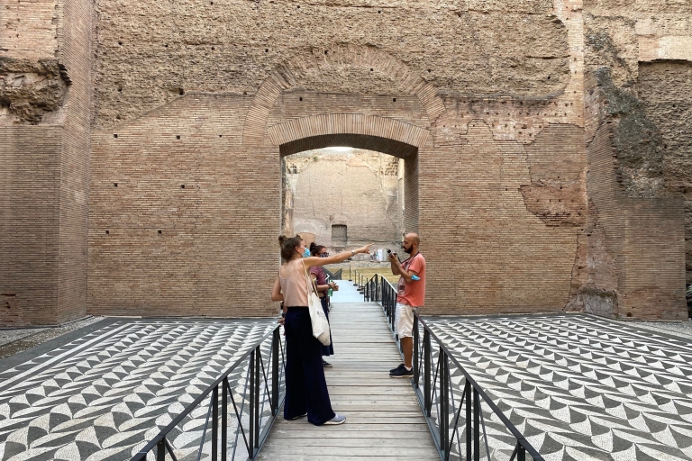 Rzym: Caracalla Baths Express w małej grupie lub prywatna wycieczkaWycieczka w małej grupie po hiszpańsku