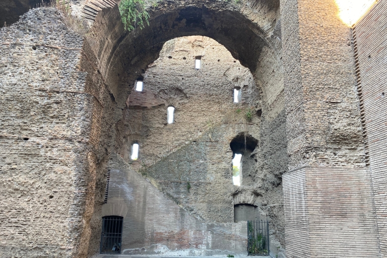 Rome: Caracalla Baths Express kleine groep of privétourRondleiding met kleine groepen in het Frans