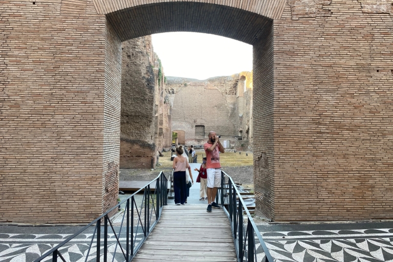 Rome: Caracalla Baths Express kleine groep of privétourRondleiding met kleine groepen in het Duits