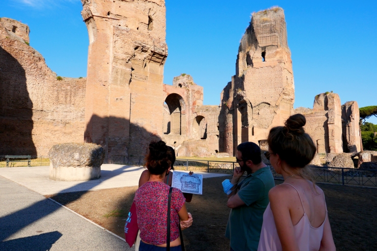 Rome: visite express en petit groupe ou privée des thermes de CaracallaVisite en petit groupe en français
