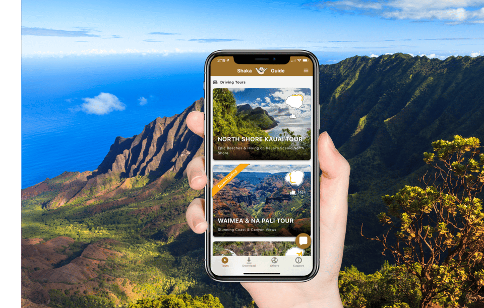 Pacchetto tour di Kauai: Viaggio in auto con GPS