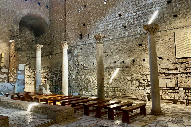 Rome: Catacombs & St Clement's Underground Semi-Private Tour Small Group Tour in Spanish
