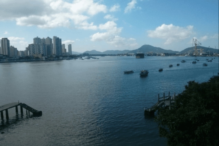 Santos & Guarujá: Private Speedboat Tour with Food & Drinks Option for 6 People
