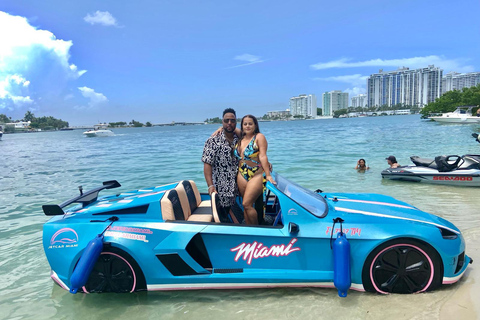 Una scarica di adrenalina a Miami: Esperienza privata unica di JetCar1 adulto senza gas e tasse di navigazione