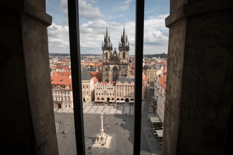 Praag: astronomische klok & Charles Bridge Underground Tour