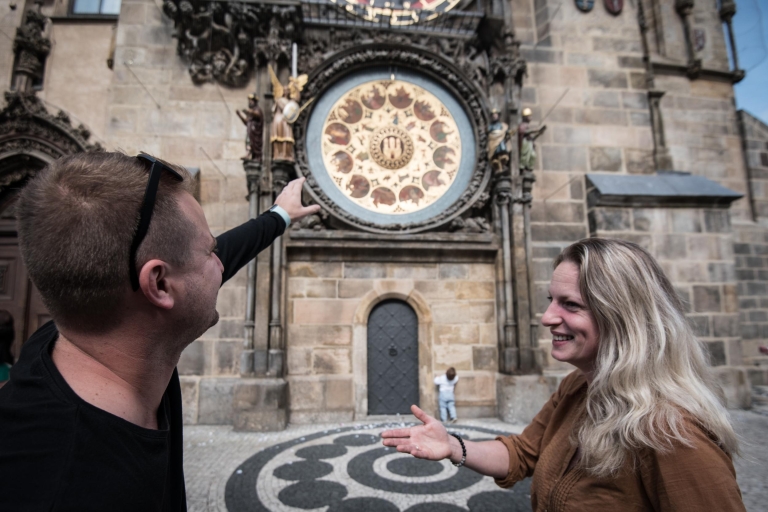Praag: astronomische klok & Charles Bridge Underground Tour