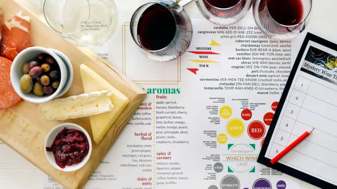hunter valley mystery wine and cheese tasting experience