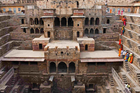 Jaipur: Private Chand Baori & Bhangarh Fort TourTour ohne Mittagessen