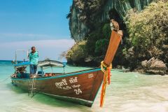 Phi Phi: viagem de barco à Ilha Bamboo, Baía dos Macacos e Loh Samah