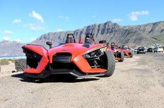 Lanzarote: 3-stündige geführte Roadster-Tour auf 3 Rädern