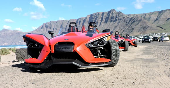 Lanzarote: 3-Hour Guided Polaris Slingshot Roadster Tour