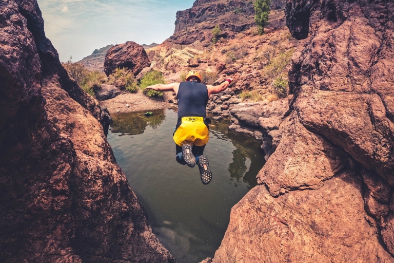 Gran Canaria : Aventures de canyoning au ravin de Rainbow Rocks