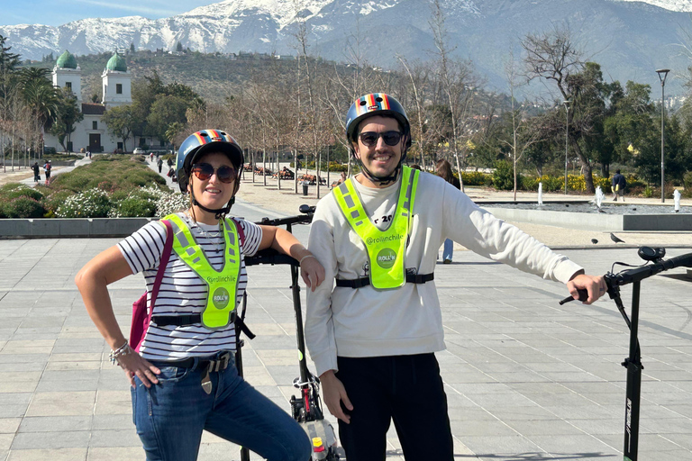 Andes Mountain Range on Electric Scooter, culture and nature