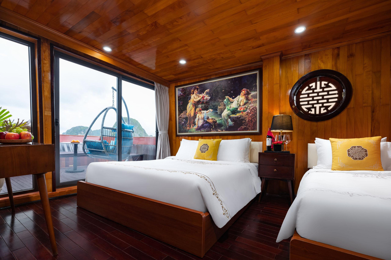 Hanoi: 3D2N Ha Long Bay mit Hera Boutique CruiseStart von Hanoi um 8:00 Uhr morgens