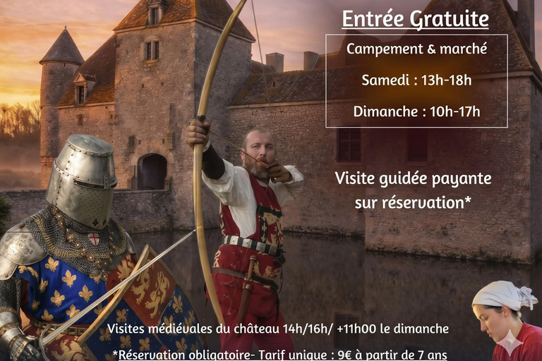 Medieval Tours of the Château de Buranlure in Boulleret (Berry, France)