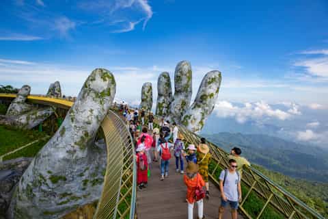 da nang private tour to ba na hills and golden bridge