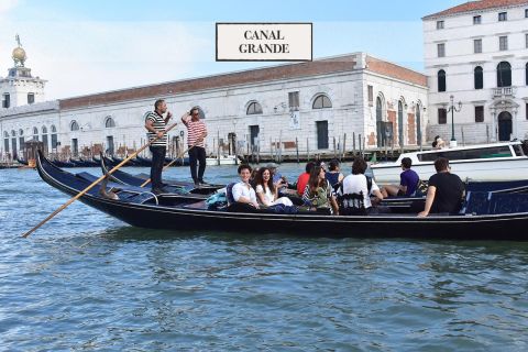 Venezia: Giro in gondola sul Canal Grande e tour a piedi