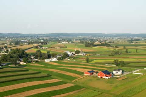 Chester County: Shared or Private Hot Air Balloon Ride