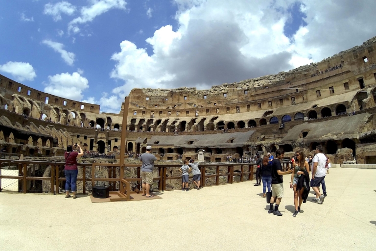 Rome: Colosseum Arena Tour met kleine groepen & Romeinse forumoptieItaliaanse groepsreis: Colosseum, Forum Romanum en Palatijn