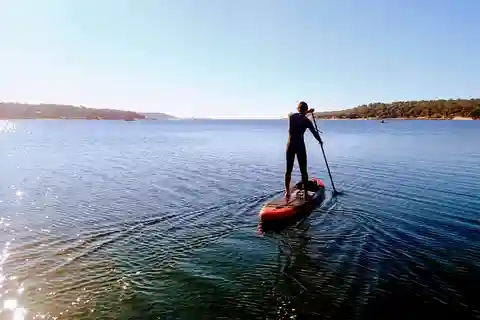 Lisbon: Stand Up Paddle Adventure at Albufeira Lagoon