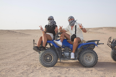 Sahl Hasheesh: Quad Bike Desert Safari with Hotel Pickup